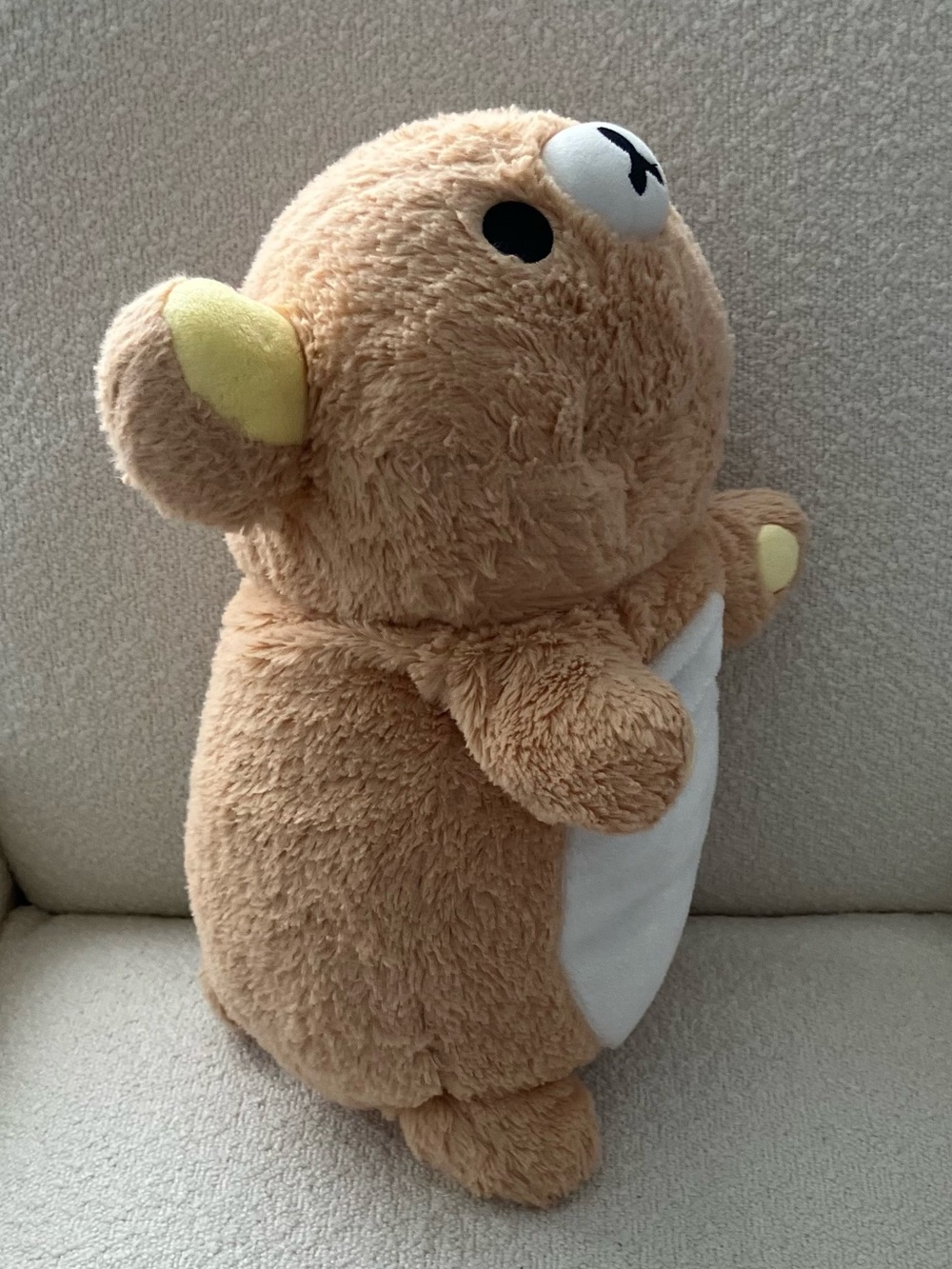 Rilakkuma Tan Plush Stuffed Teddy Bear - Picture 3 of 7